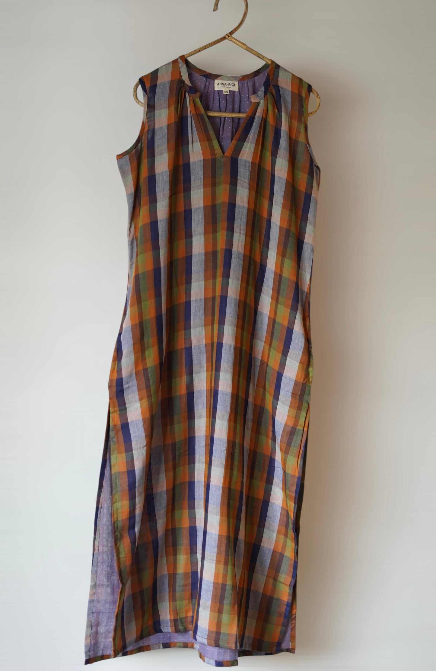 Printed gauze beach  dress