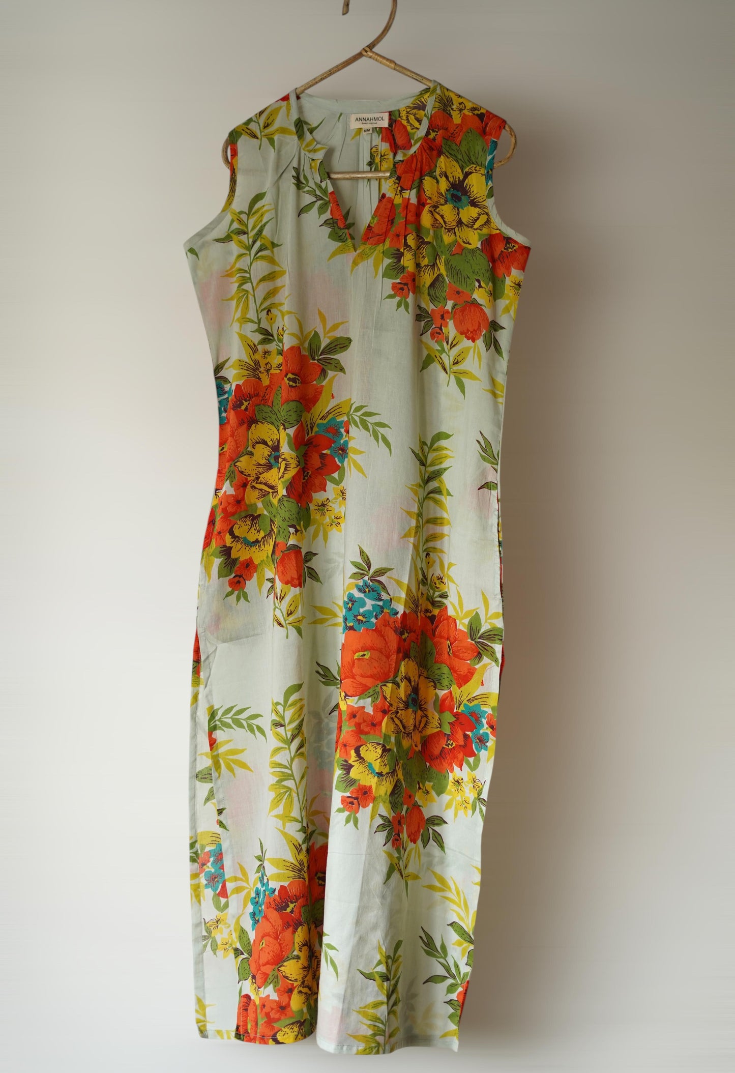 Block print light cotton dress