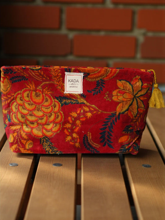 Vana Velvet Cosmetic Bag