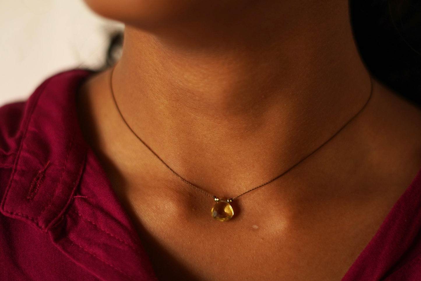 Tiny Talisman Stone Pendant