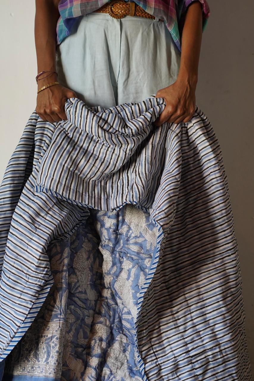 Hand Block Printed Cotton Quilt