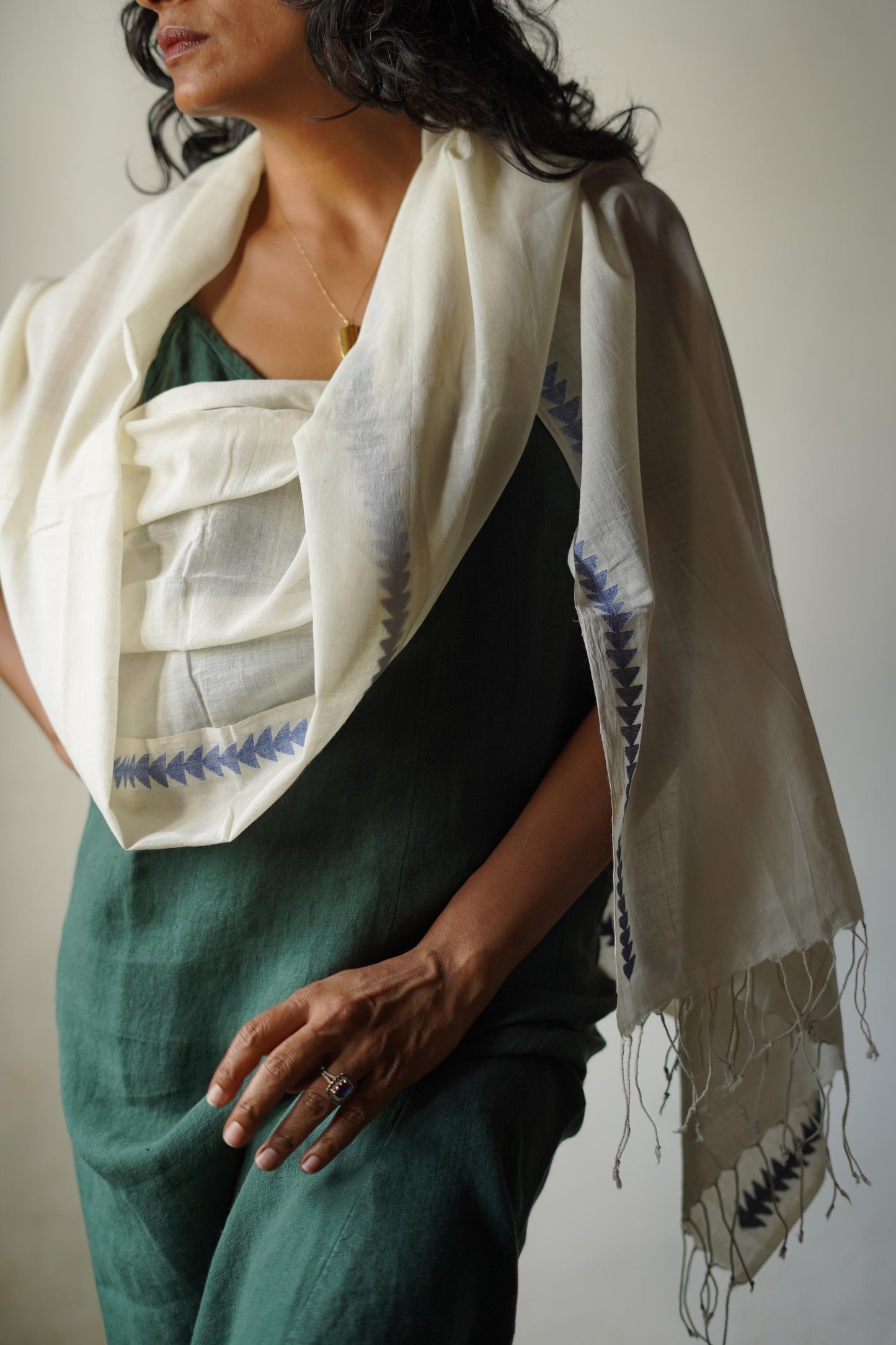 Handwoven Muslin Cotton Scarf