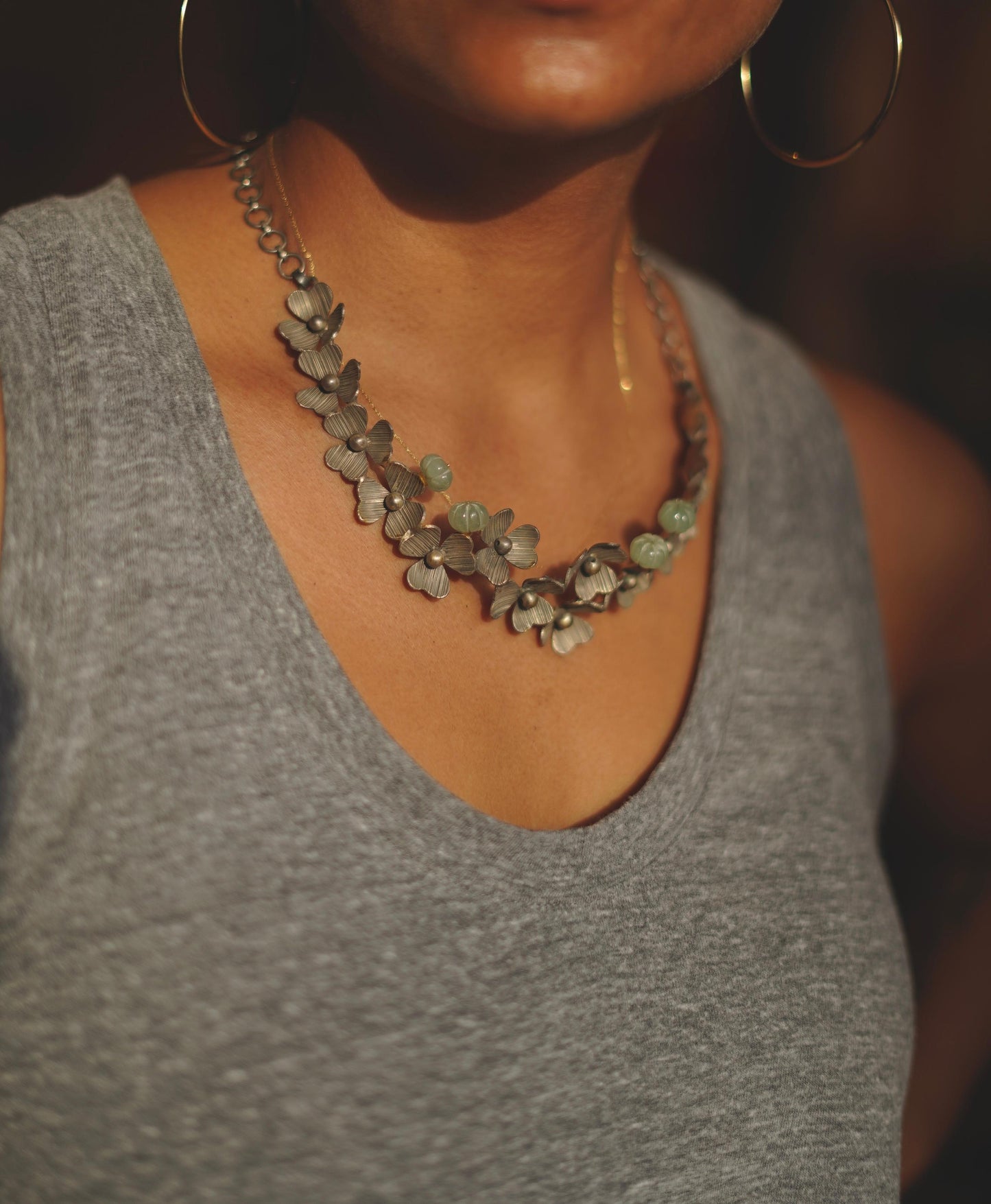 Petite Fleur Statement Necklace