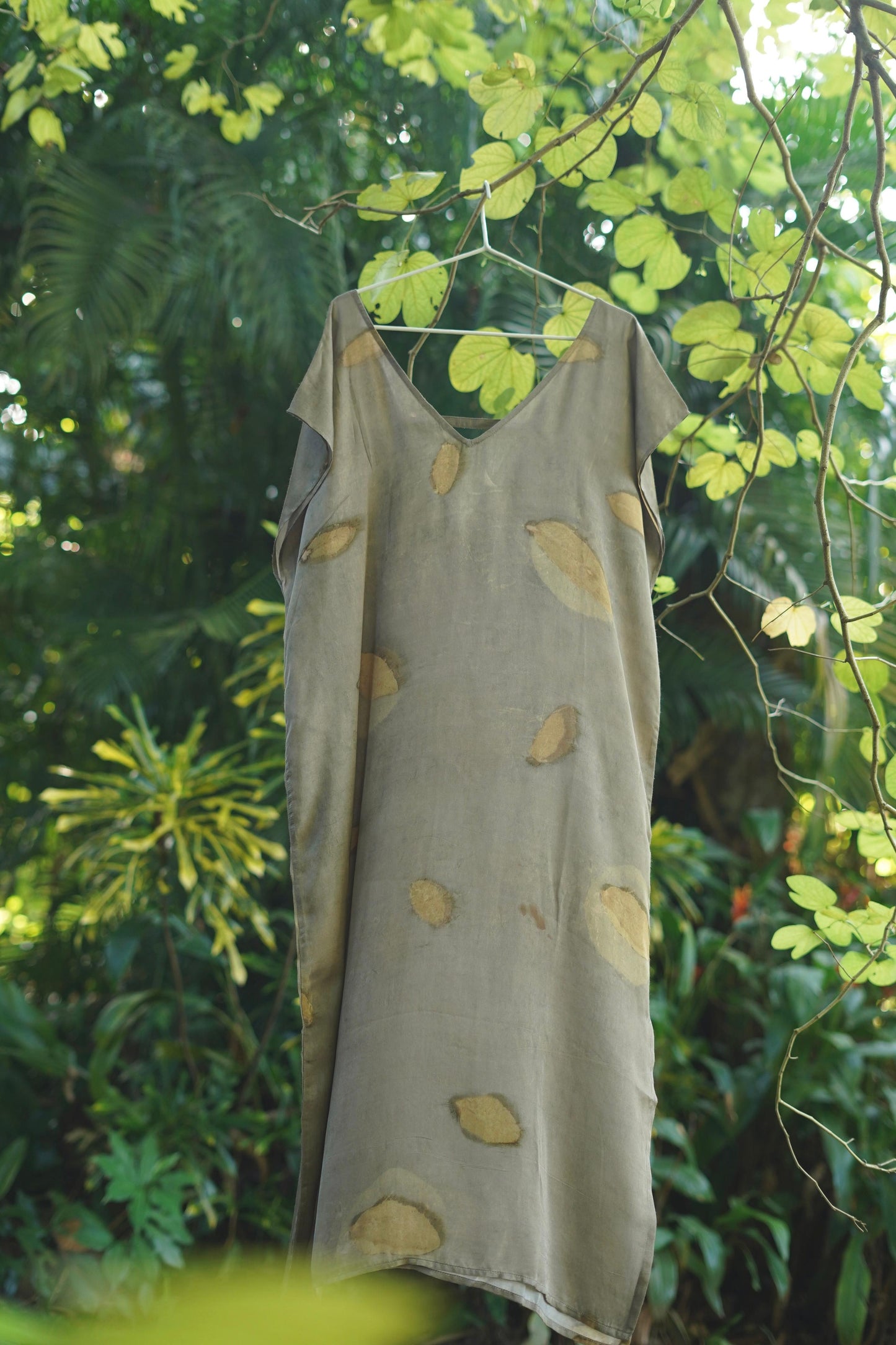 Madhumalti (Rangoon Creeper) Eco Print Dress