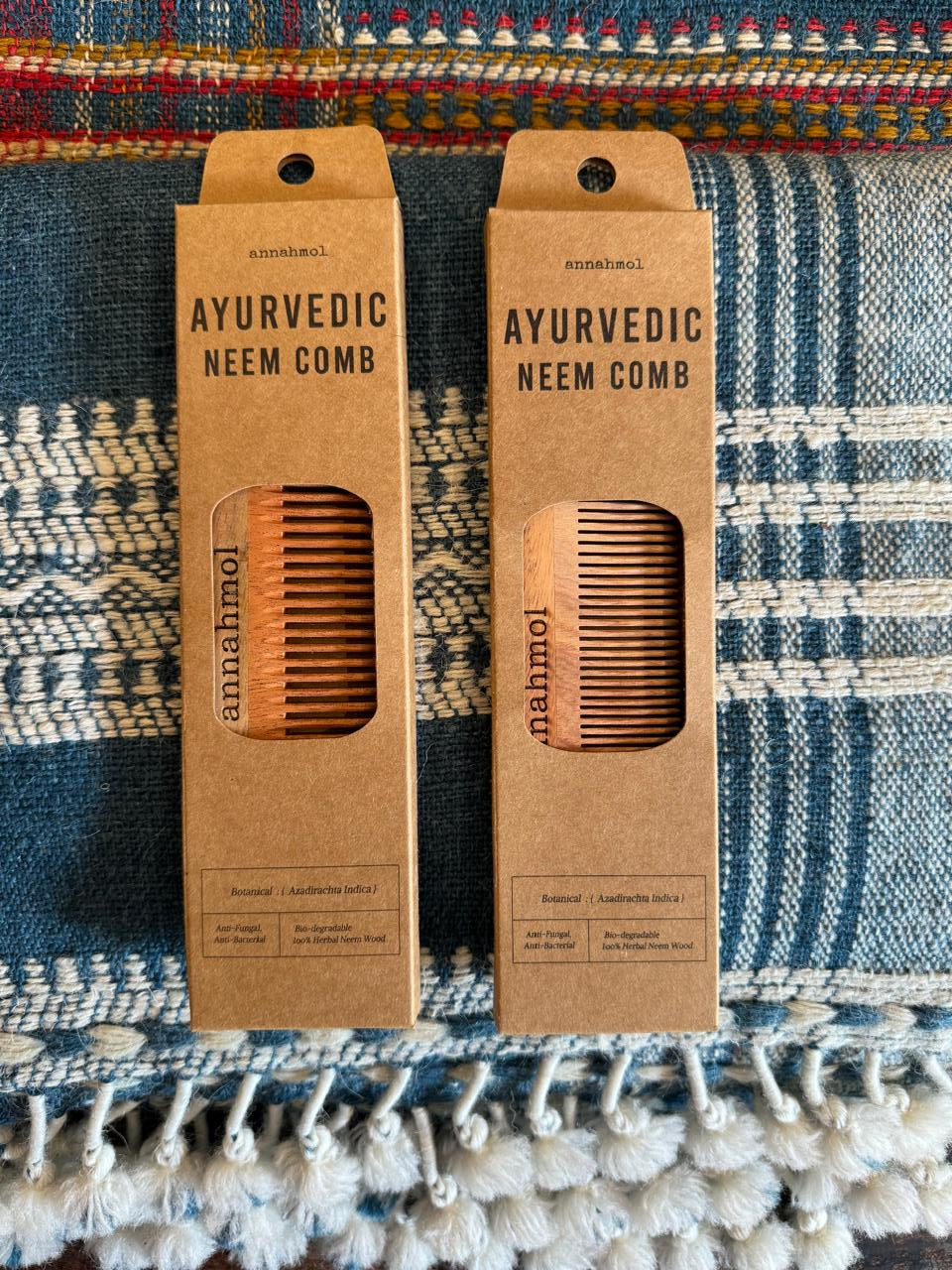 Handmade Ayurvedic Neem Comb: Great for Hair Salons