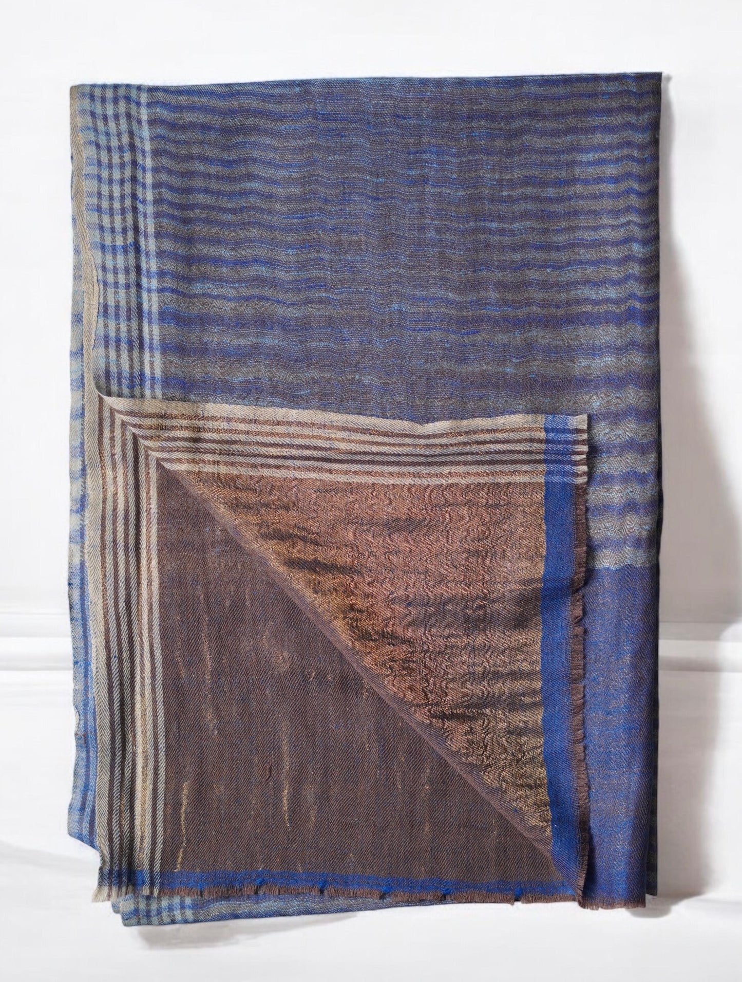 Cashmere Reversible/ Zari Scarf