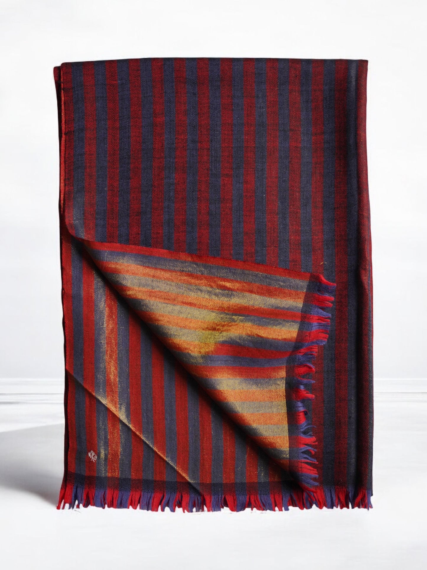 Cashmere Reversible/ Zari Scarf