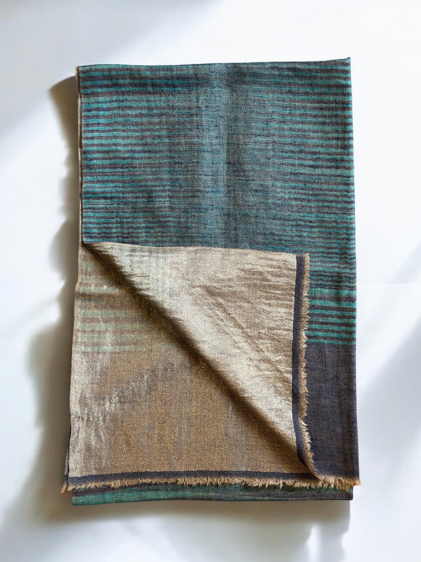 Cashmere Reversible/ Zari Scarf