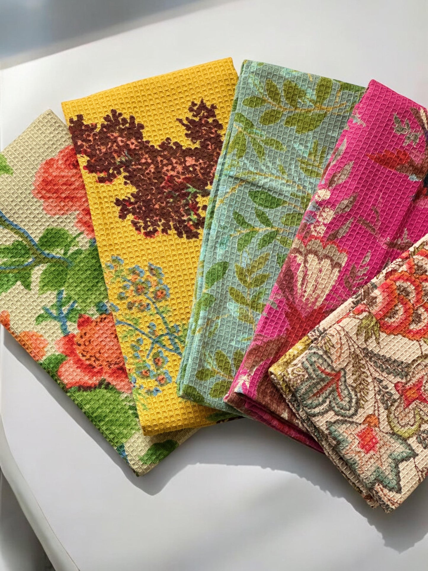 Vintage Print Inspired Kitchen Towels