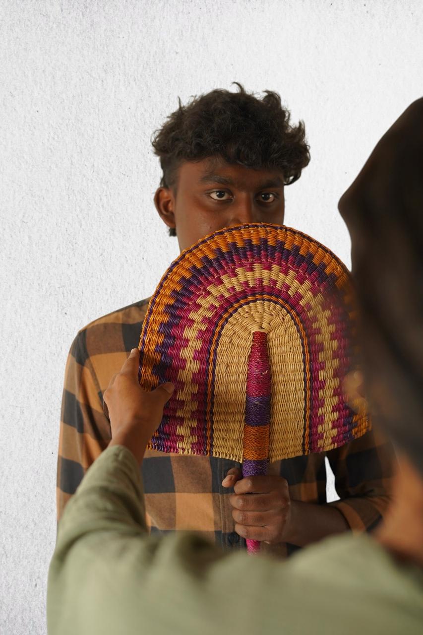 Accra Handwoven Fan/ Wall Decor