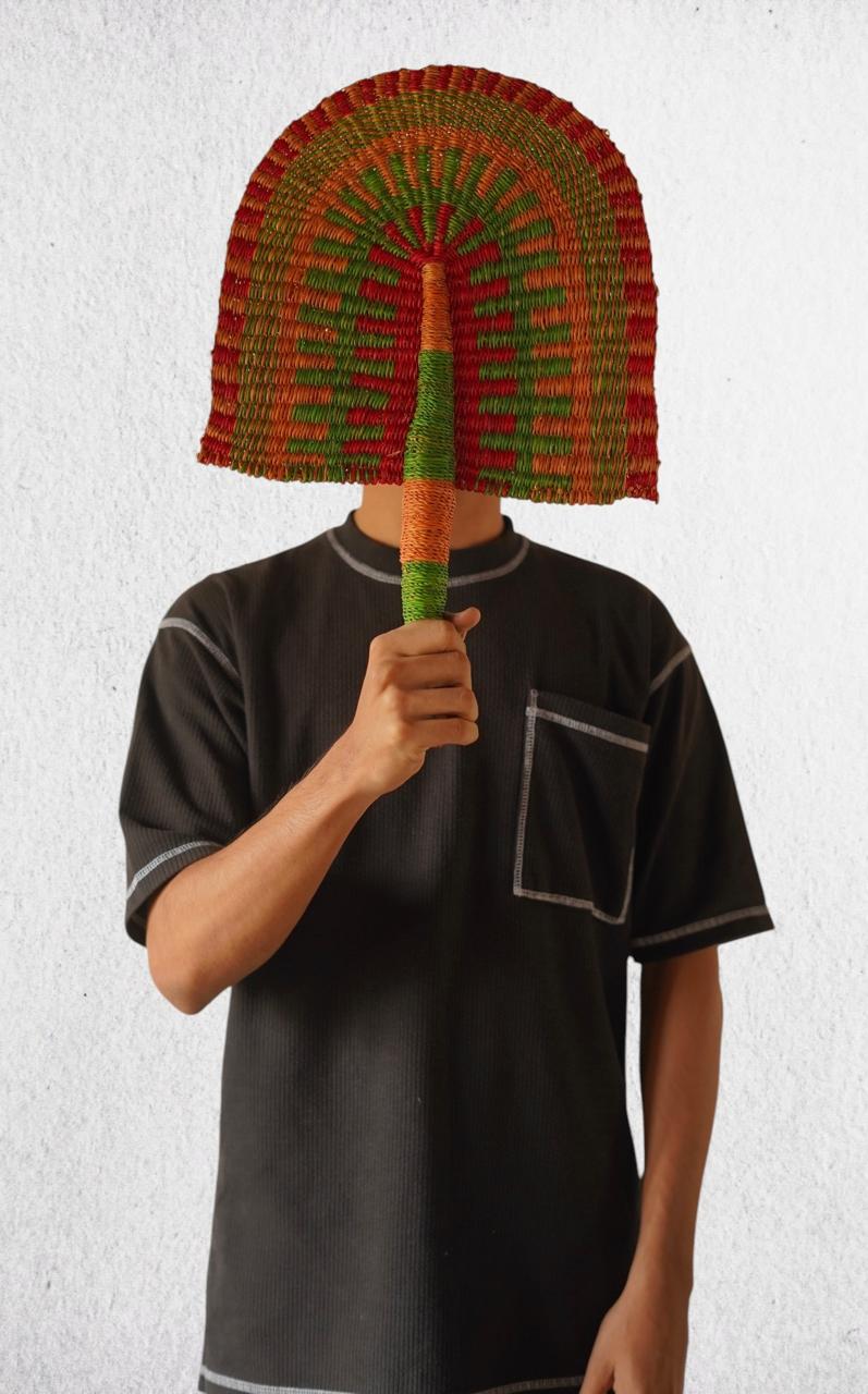 Accra Handwoven Fan/ Wall Decor