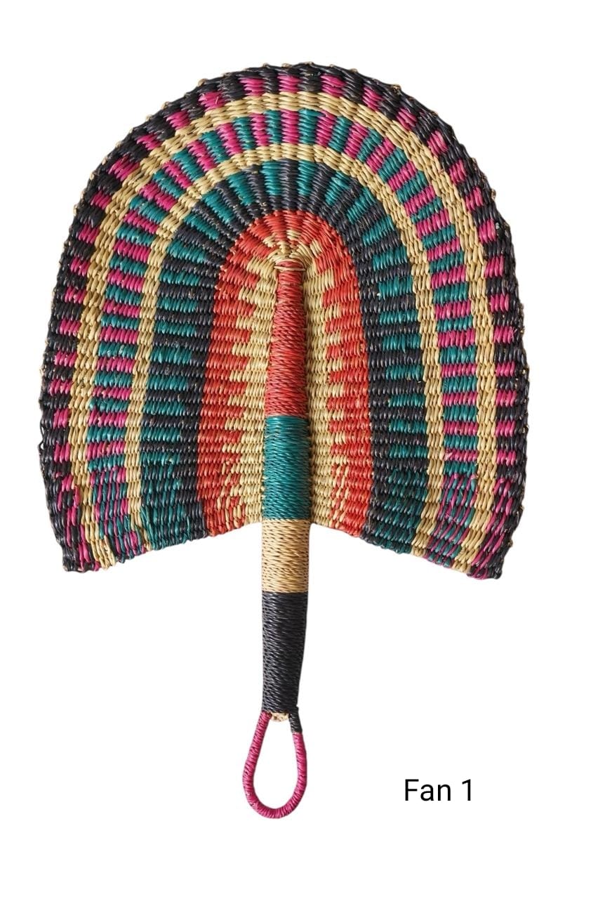 Accra Handwoven Fan/ Wall Decor