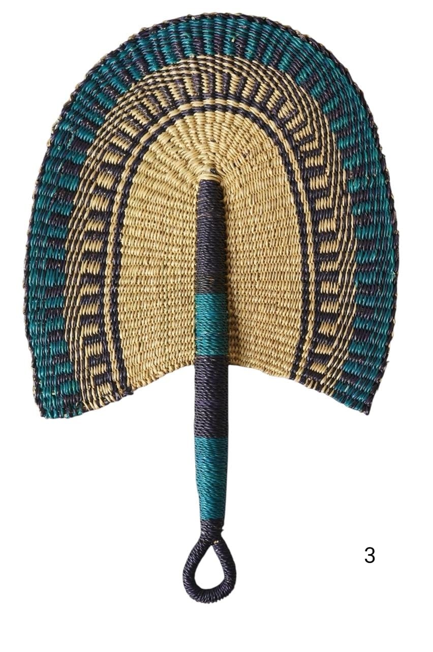 Accra Handwoven Fan/ Wall Decor