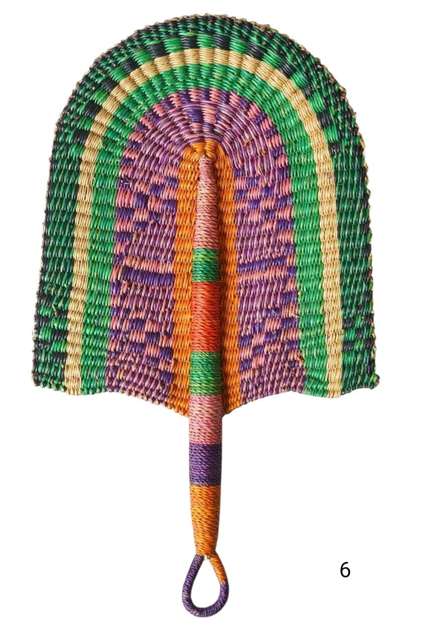 Accra Handwoven Fan/ Wall Decor