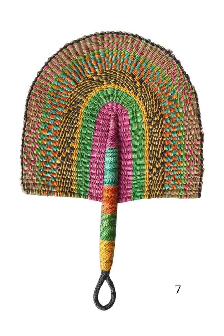 Accra Handwoven Fan/ Wall Decor