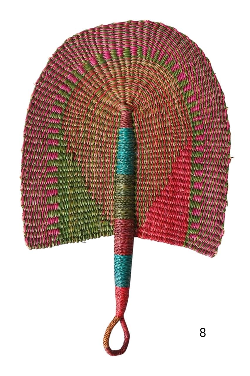 Accra Handwoven Fan/ Wall Decor