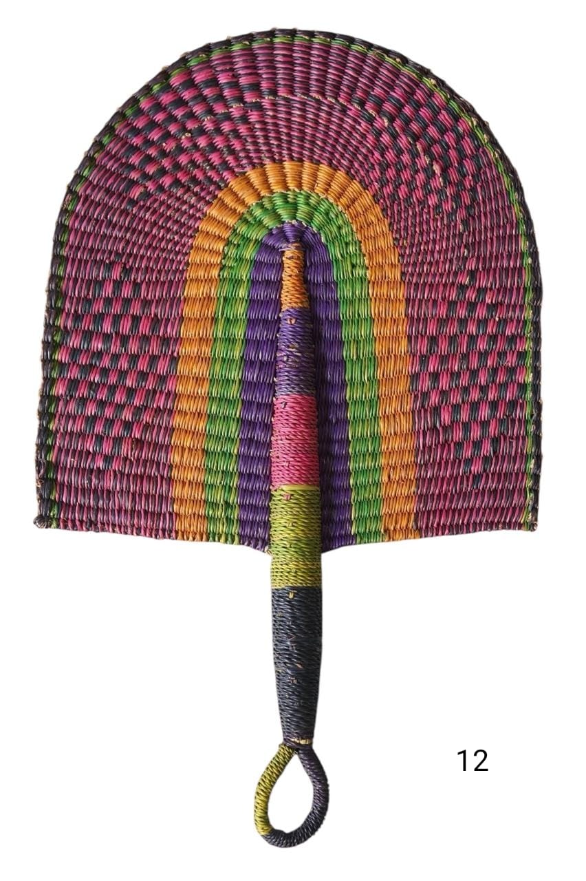 Accra Handwoven Fan/ Wall Decor