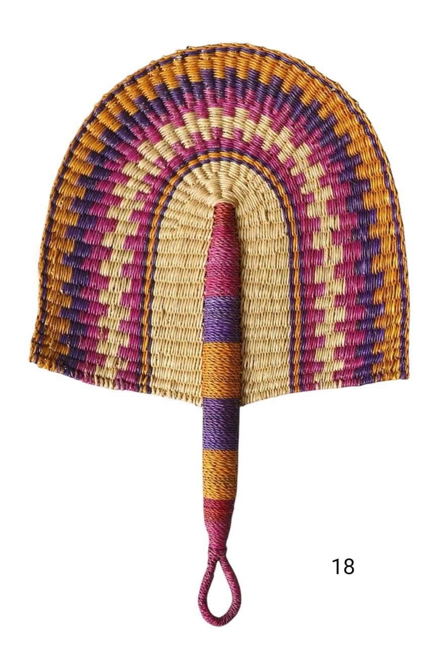 Accra Handwoven Fan/ Wall Decor