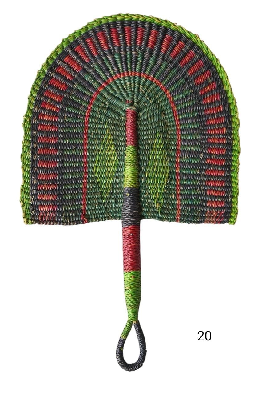 Accra Handwoven Fan/ Wall Decor