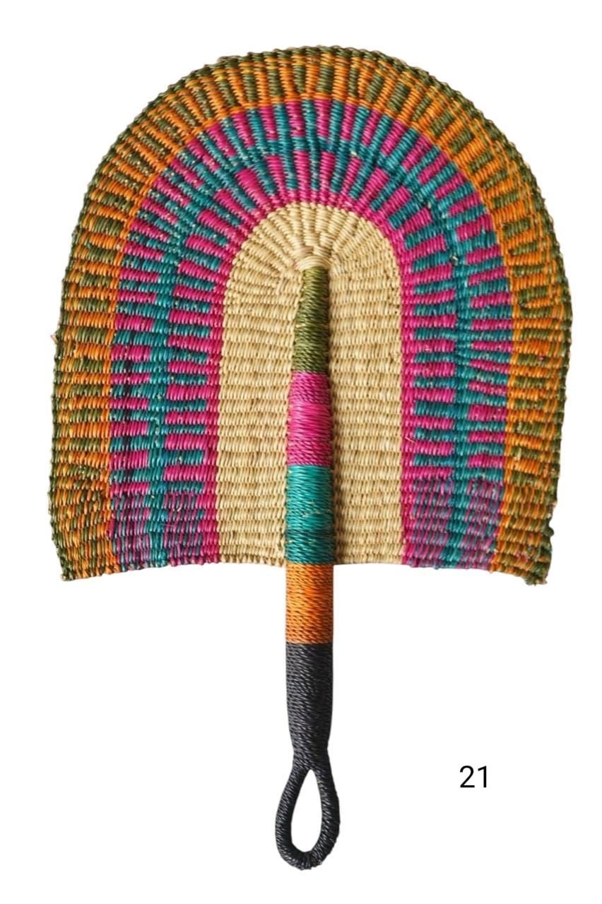 Accra Handwoven Fan/ Wall Decor