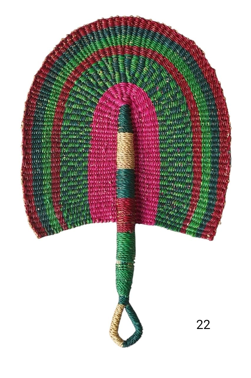 Accra Handwoven Fan/ Wall Decor