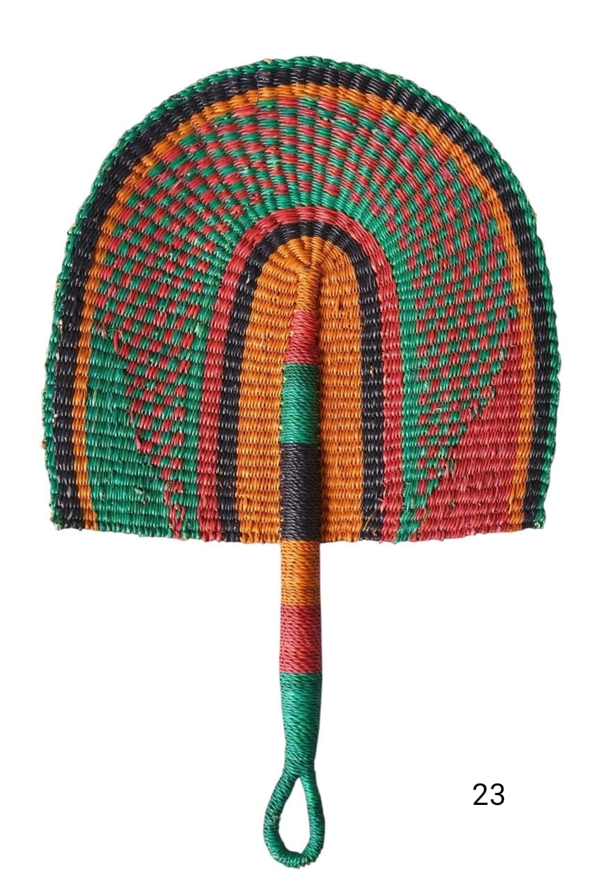 Accra Handwoven Fan/ Wall Decor