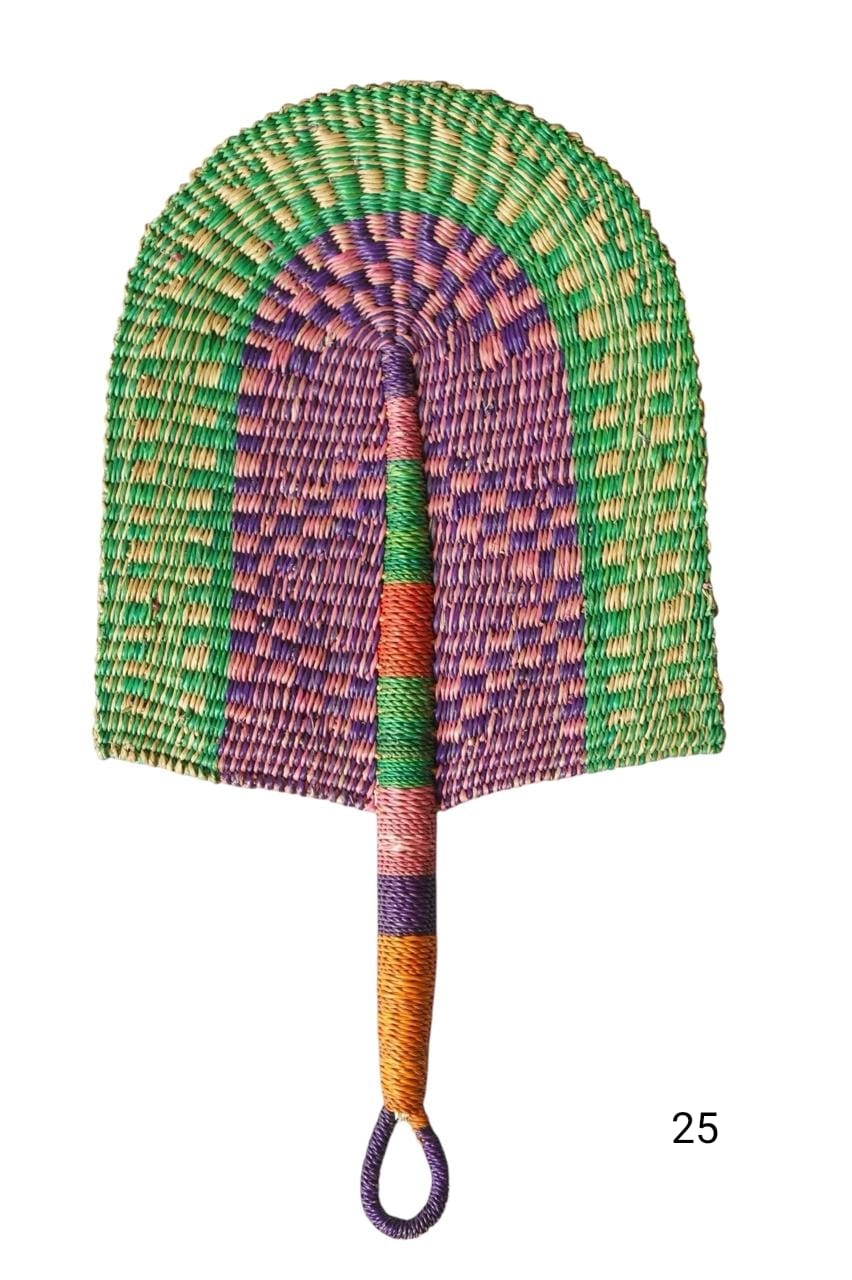 Accra Handwoven Fan/ Wall Decor