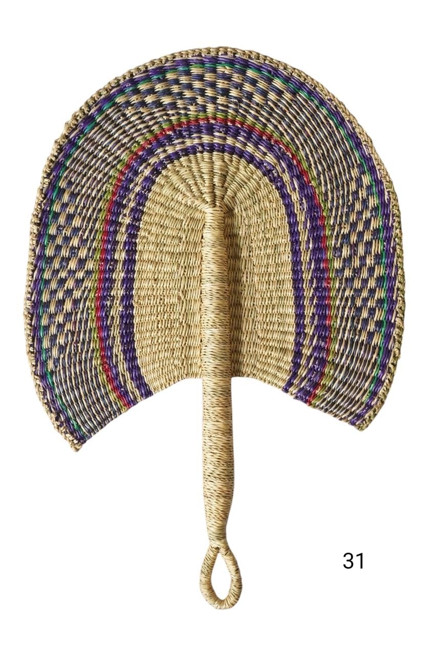 Accra Handwoven Fan/ Wall Decor