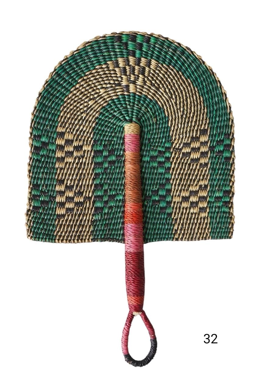 Accra Handwoven Fan/ Wall Decor