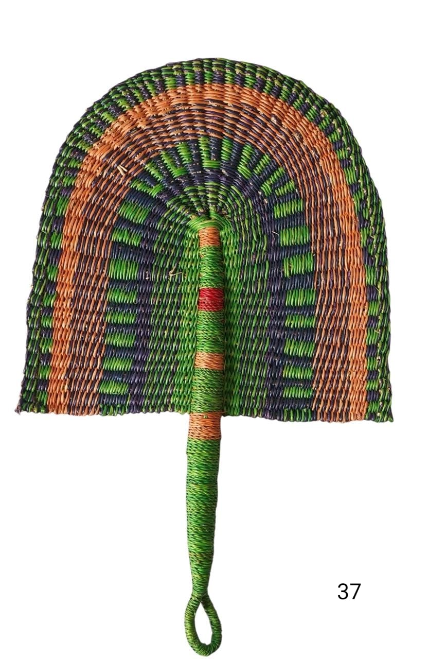 Accra Handwoven Fan/ Wall Decor