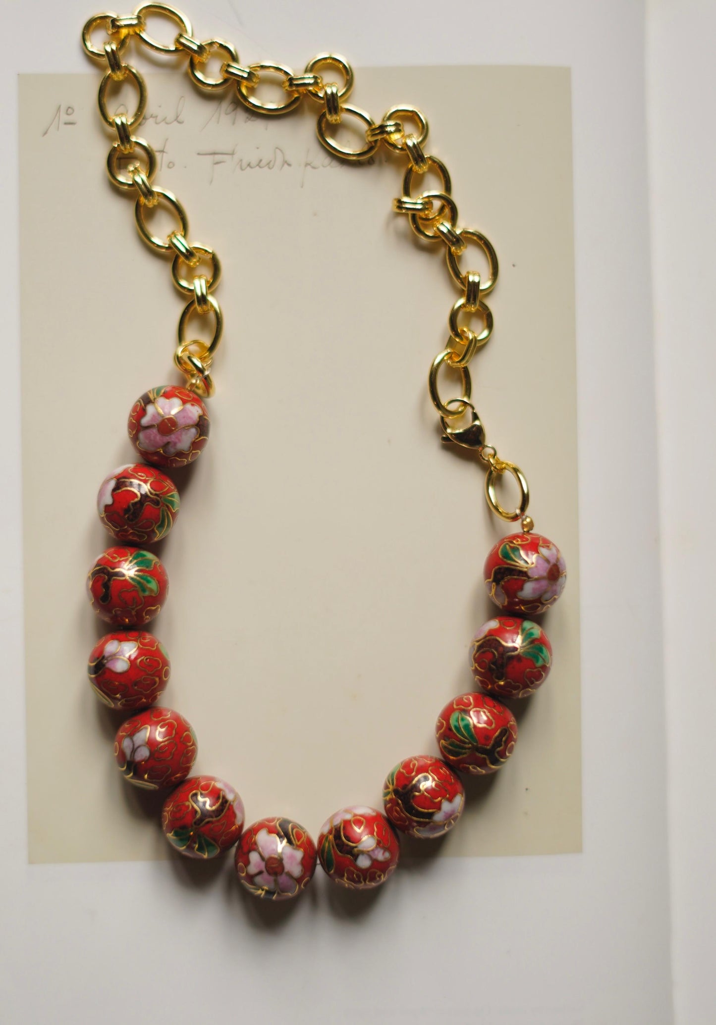 The Cloisonné Heirloom Necklace” 1