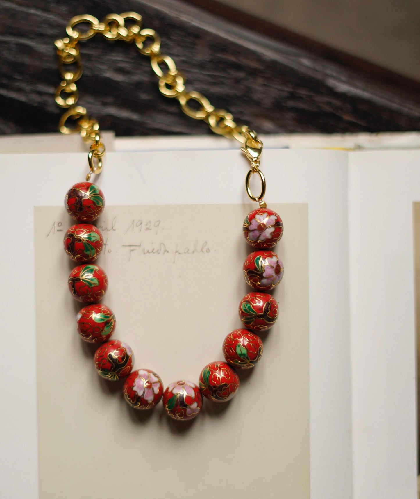 The Cloisonné Heirloom Necklace” 1