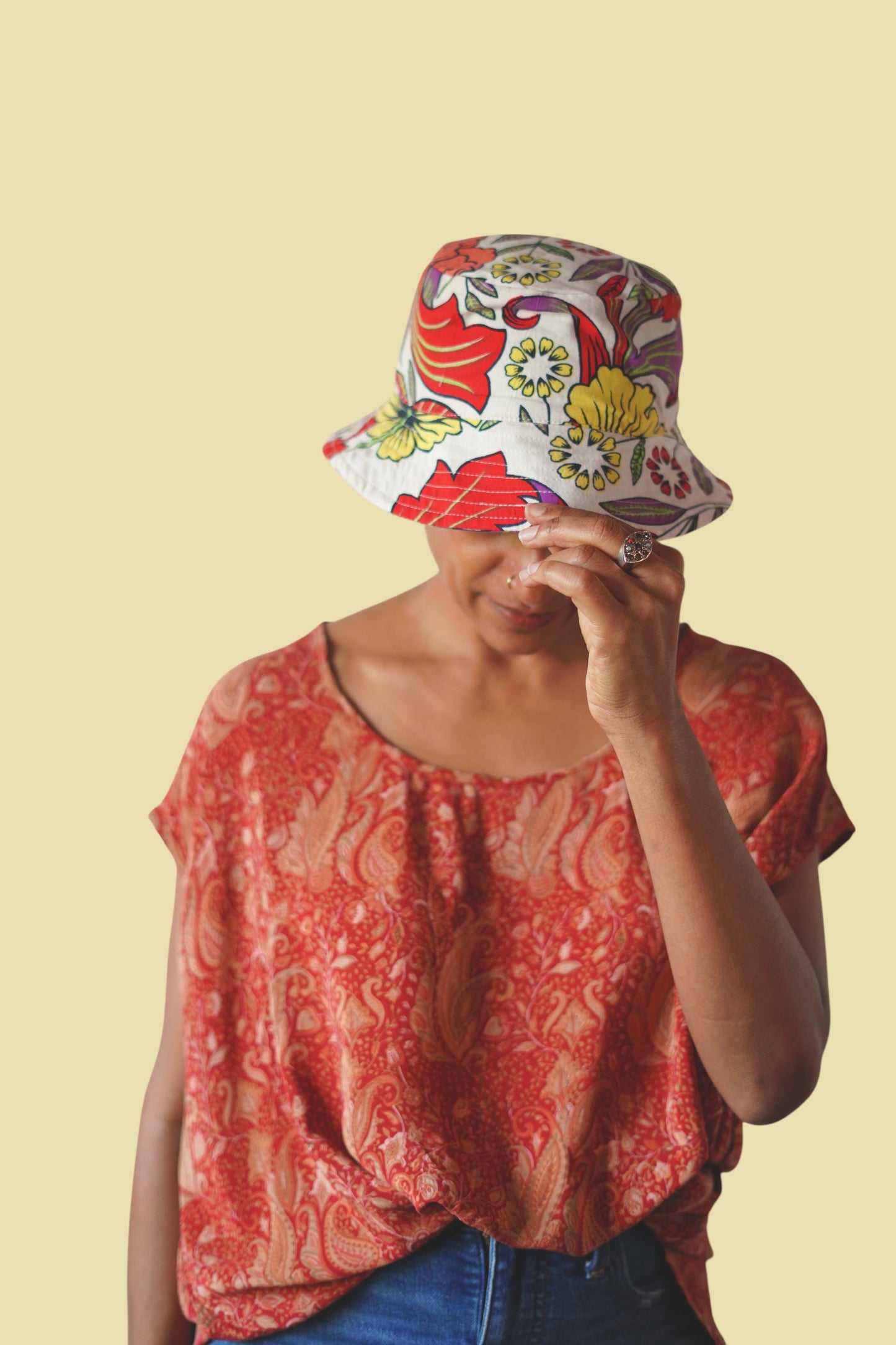 Varkala Free Size Cotton Bucket Hat