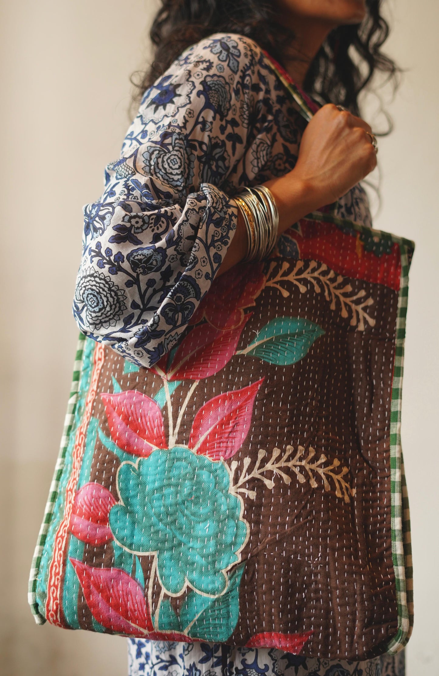 Comilla Vintage Kantha Tote