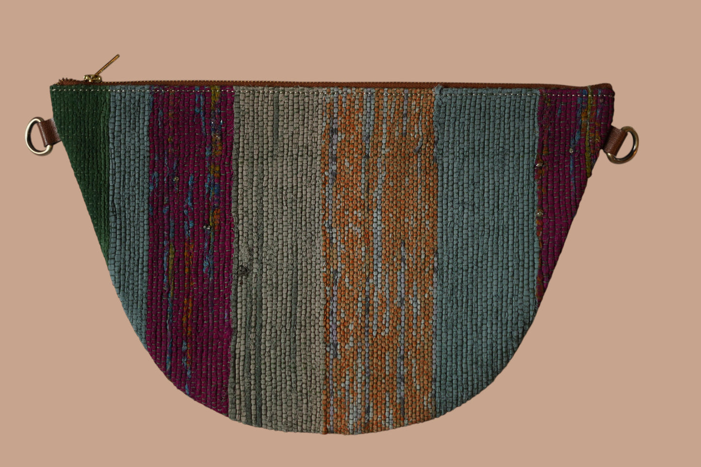 Aanya Hand-Woven Upcycled Crossbody/Fanny Pack