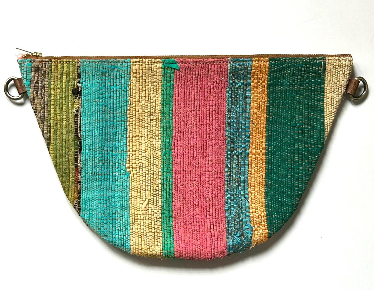 Aanya Hand-Woven Upcycled Crossbody/Fanny Pack