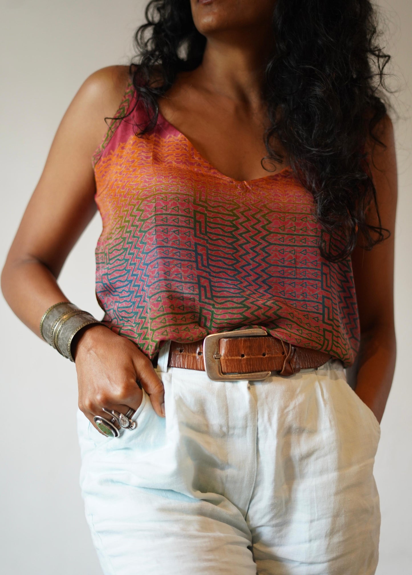 Farah : One-of-a-Kind Vintage Silk Camisole