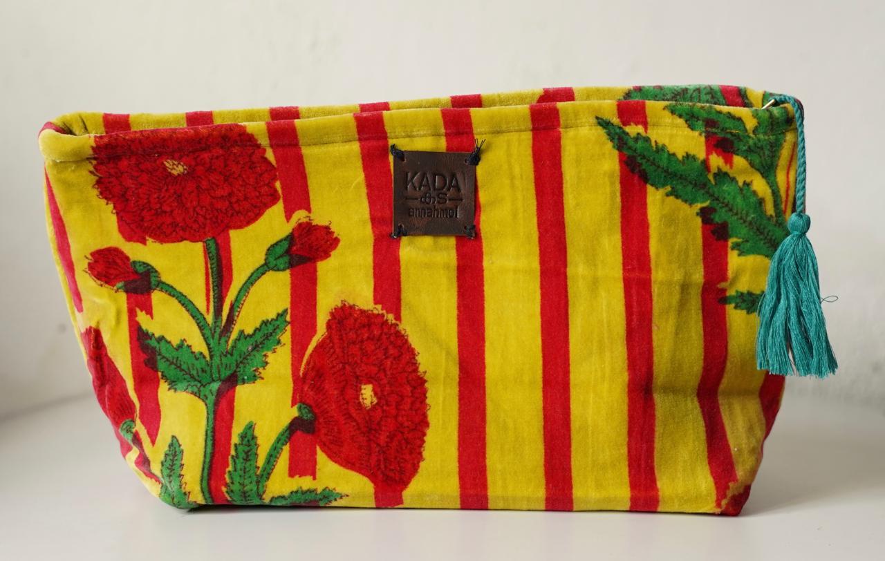 Vana Velvet Cosmetic Bag