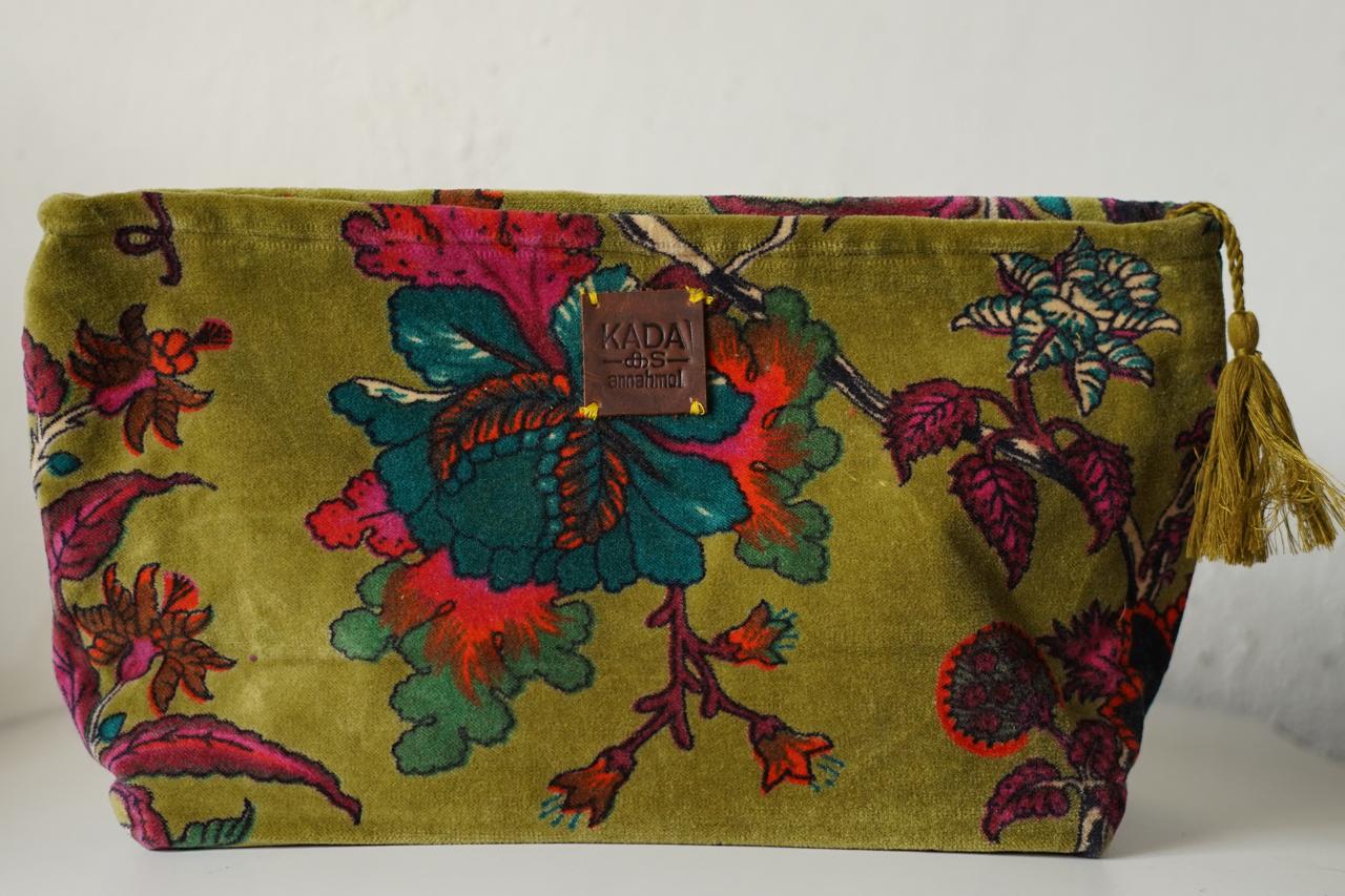 Vana Velvet Cosmetic Bag