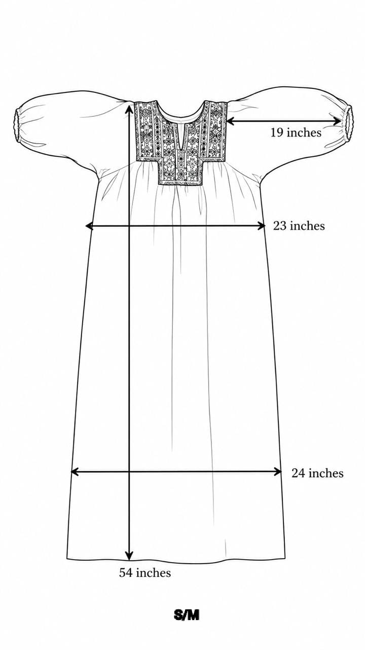 Vintage Yoke Linen Dress – One of a Kind