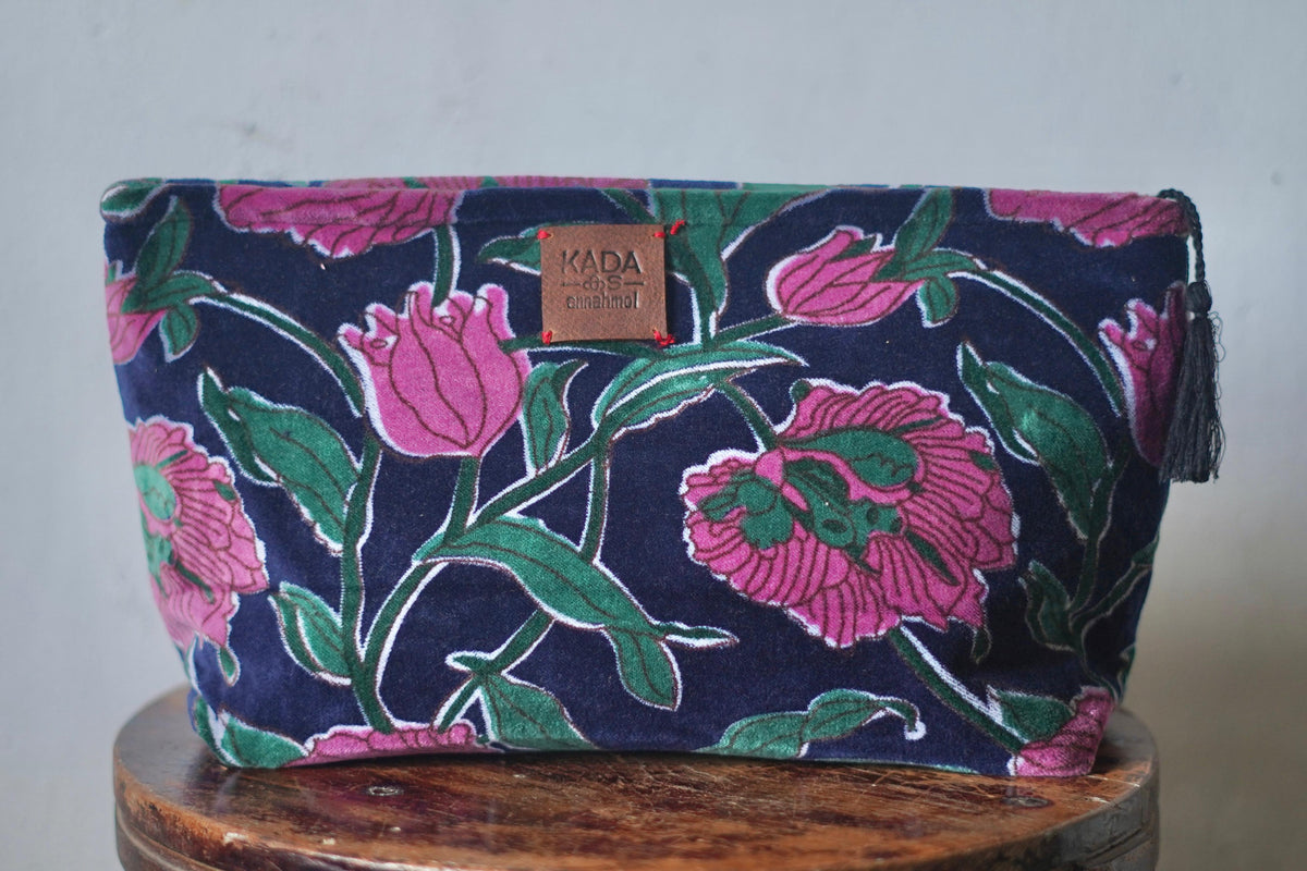 Vana Velvet Cosmetic Bag