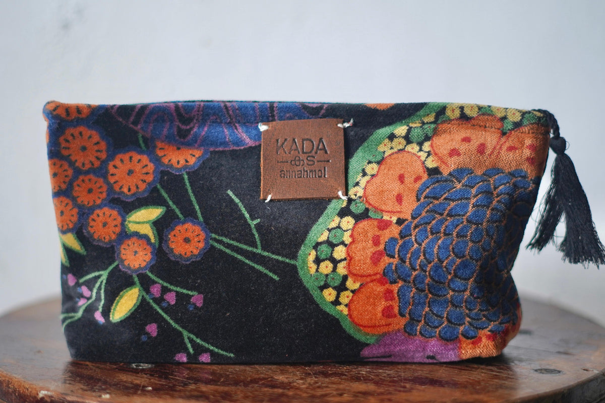Vana Mini Velvet Cosmetic Bag