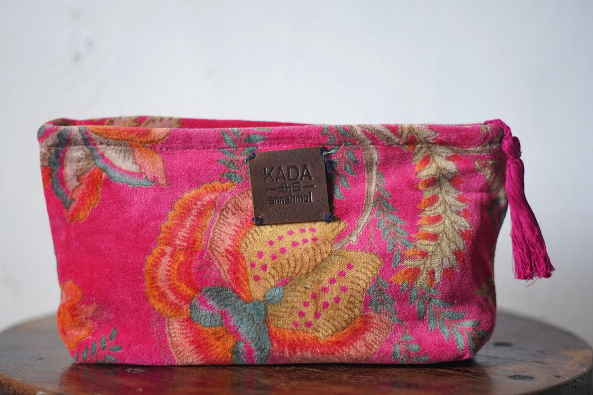 Vana Mini Velvet Cosmetic Bag