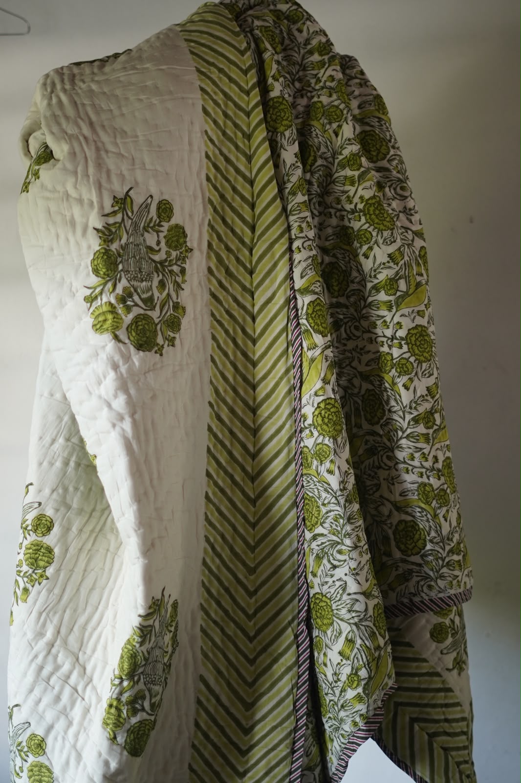 Hand Block Printed Cotton Quilt