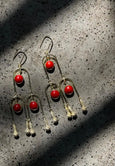Clove/Red Seed Earrings