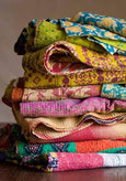 PRE ORDER: Vintage Drape Kantha Jacket: Free Size