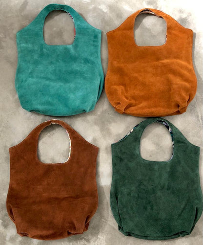 Fernweh Suede Tote