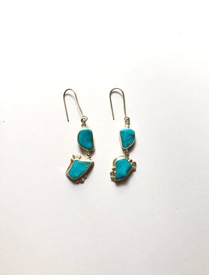 Turquoise & Sterling Silver Earrings 3